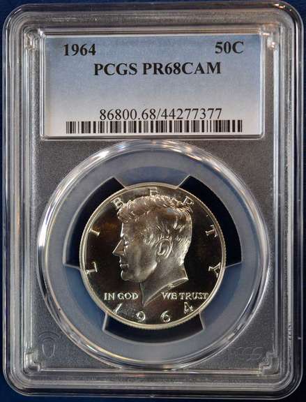 1964 PCGS PR68CAM 50C