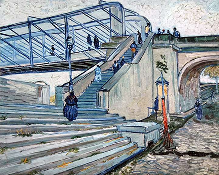 Vincent Van Gogh, The Bridge at Trinquetaille
