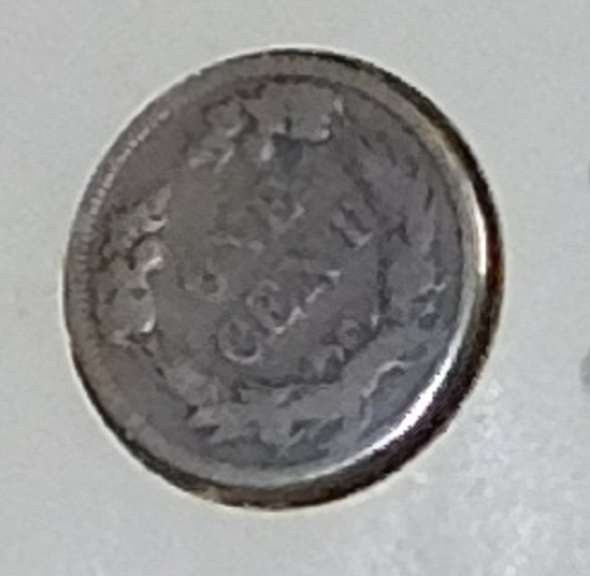 1858 Flying Eagle Cent circ