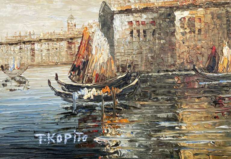 ONE OF A KIND BEAUTIFUL OIL PAINTING ON CANVAS