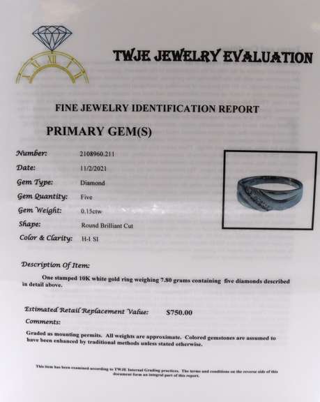 Beautiful White Gold Diamond Wedding Band