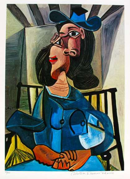Pablo Picasso, Woman With A Hat Seated