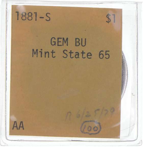 1881-S Morgan Silver Dollar