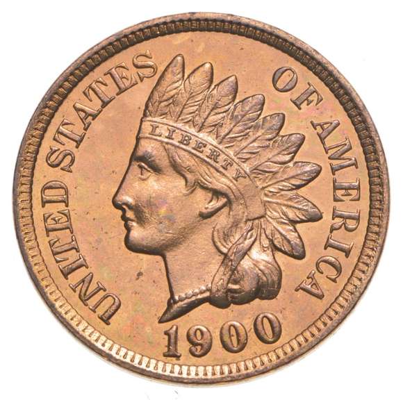1900 Indian Head Cent - Gold Plated