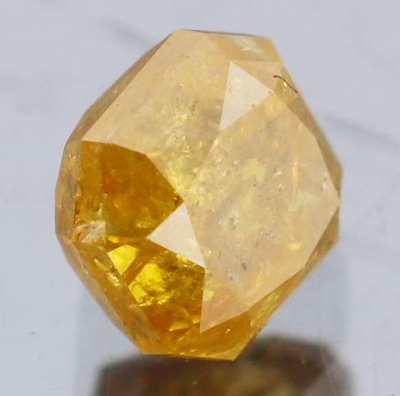 Rare 1.02ct emerald cut yellow Diamond