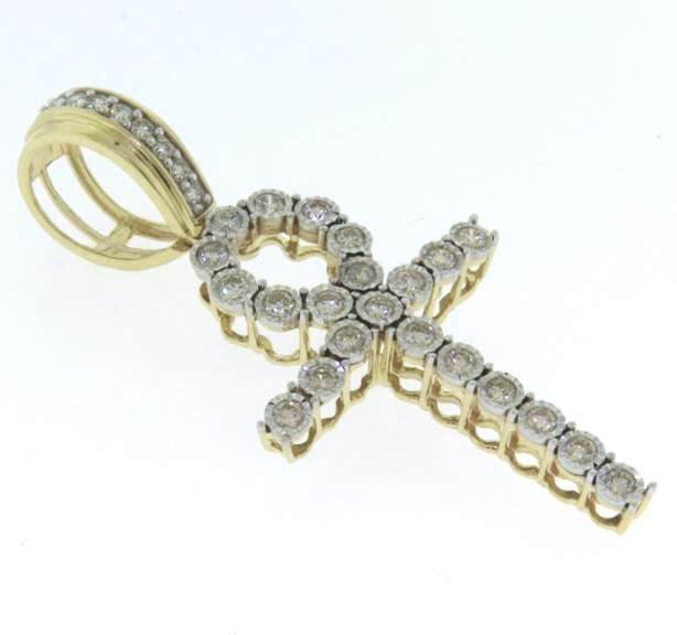 Attractive 10kt Ankh Pendant