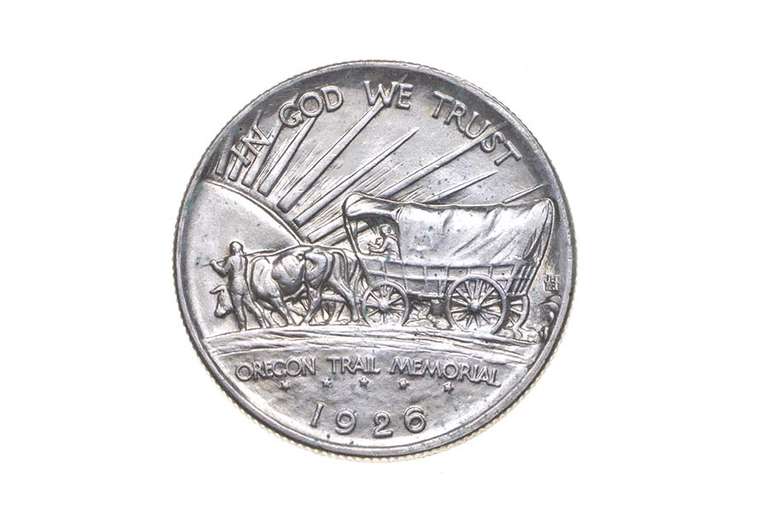 1926-S Oregon Trail Memorial Commemorative Half Dollar