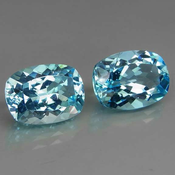 Beautifully matched 15.25ct Topaz pair
