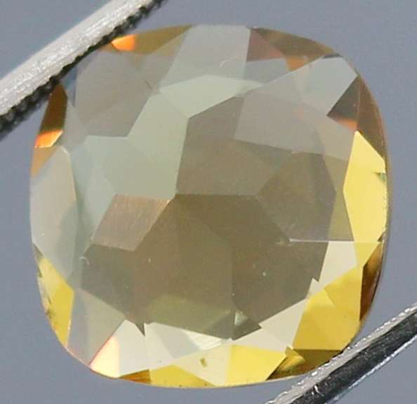 Glistening 4.49ct cushion cut untreated Whiskey Citrine