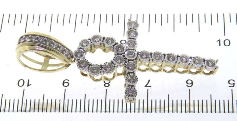 Attractive 10kt Ankh Pendant