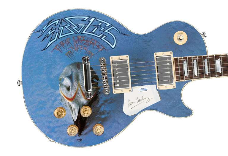 Eagles Don Henley Autographed Signed Custom Photo Graphics Guitar ACOA