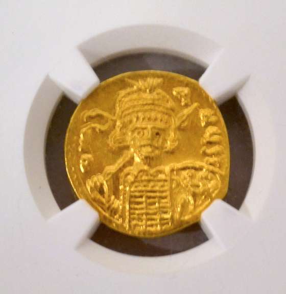 Constantine IV 668-685 BU Gold Solidus