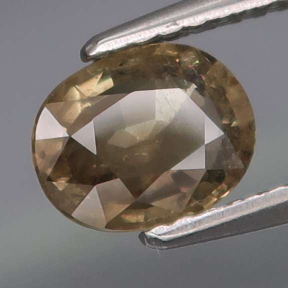 Unique 1.20ct pendant cut yellow green Sapphire -Heated only!