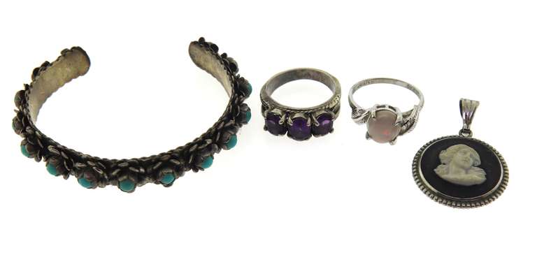 Lot of Sterling Silver Jewelry