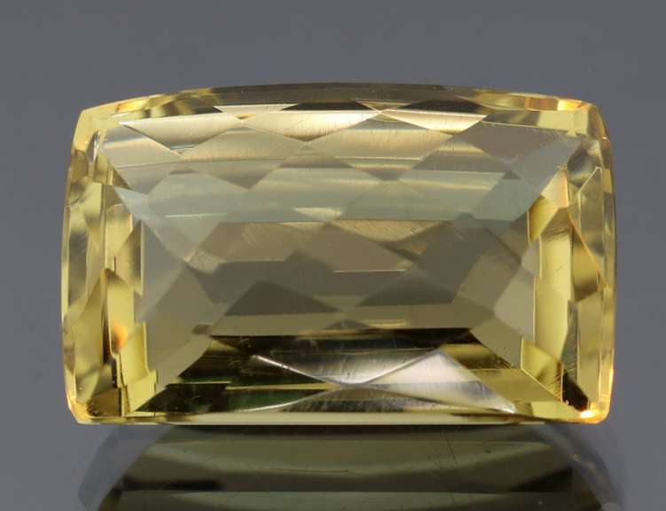 Large 46.68ct 27x21mm checker top Citrine