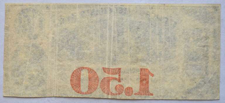 $1.50 July 10 1862 Farmers &Merchants Bank Wasington DC Note