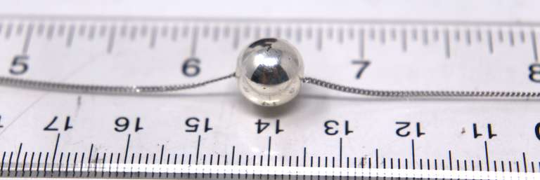 Sterling Silver Ball Pendant on Chain