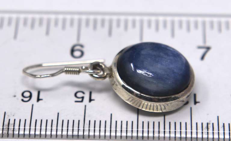 Sterling Silver Gemstone Dangle Earrings