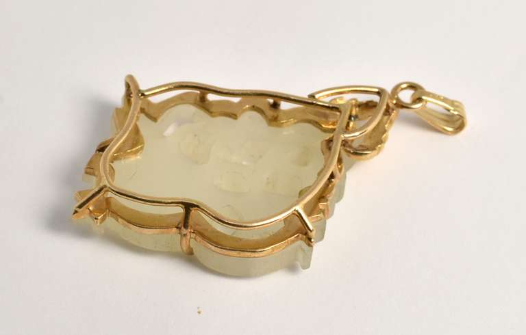Carved Jade Pendant