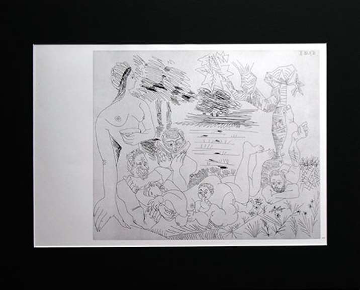 Pablo Picasso, Plate 205 from '347' series