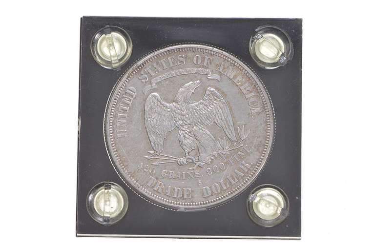 1875-S Seated Liberty Silver Trade Dollar