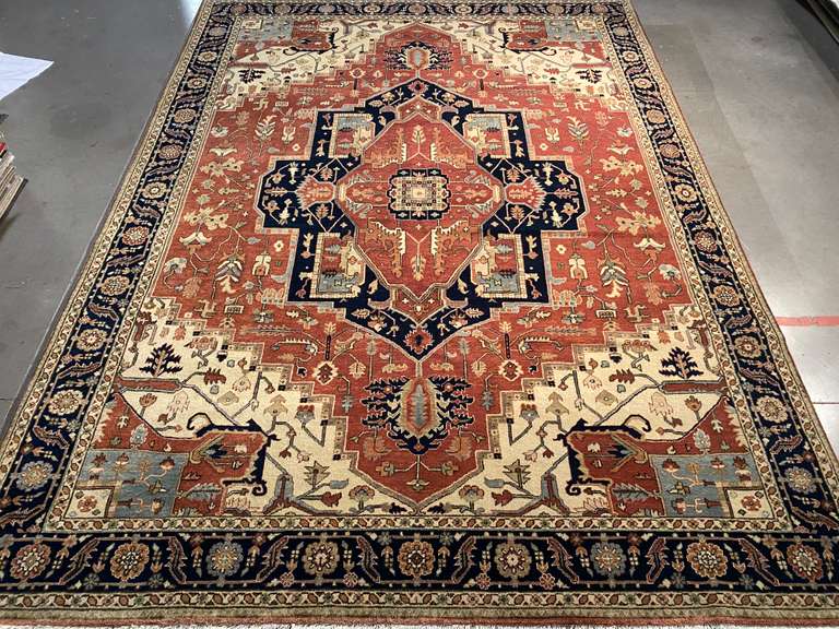 MAGNIFICENT SERAPI DESIGN RUG 9x12