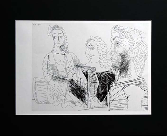 Pablo Picasso, Plate 23 from '347' series