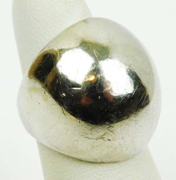 Chunky High Domed Sterling Silver Ring, Size 5