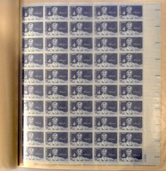 Various Mint US Sheets Probably 1940 s To 960 s Era $ 37.70.  Face Value