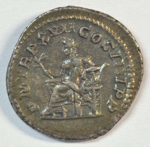 Original Mint State Caracalla Roman Silver Denarius 198-217 AD