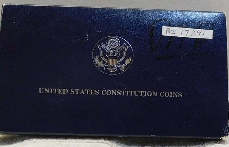 1987 PROOF Constitution Silver Dol