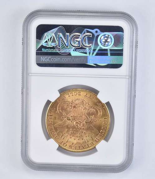 MS64 1901 $20 Liberty Head Gold Double Eagle - Graded NGC