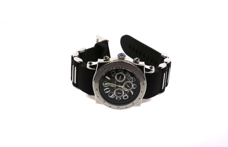 Techno Master Watch with diamond Bezel