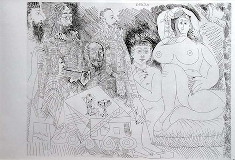 Pablo Picasso, Plate 70 from '347' series
