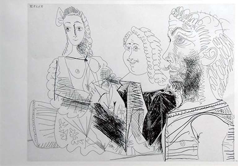 Pablo Picasso, Plate 23 from '347' series