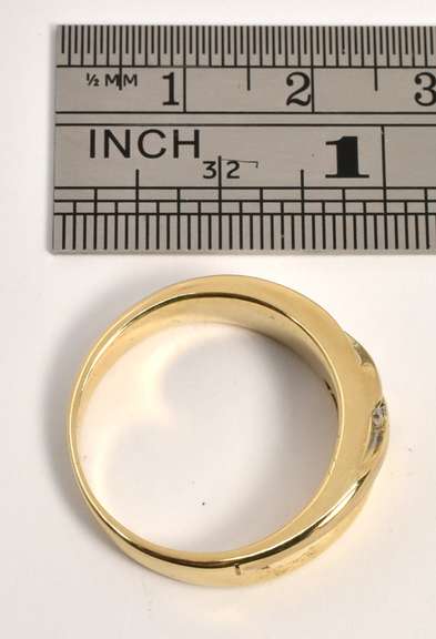 Tasteful Man's Diamond Band