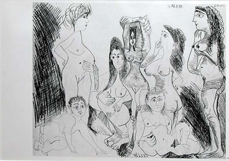 Pablo Picasso, Plate 187 from '347' series