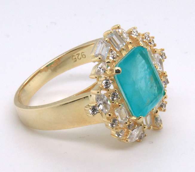 Sterling Silver Cubic Zirconia Ring
