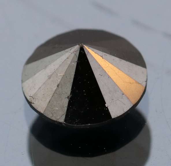 Exquisite 1.18ct smooth cut Black Diamond solitaire