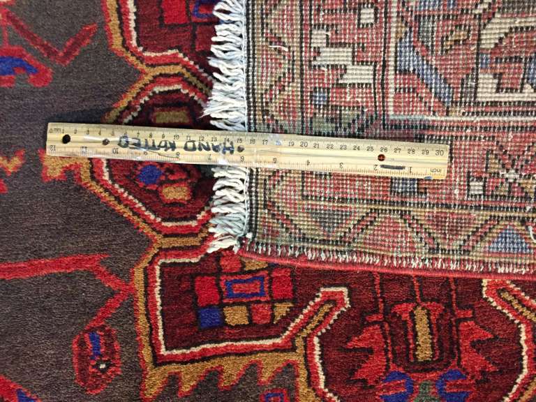 Exquisite Persian Heriz Runner 3.5x10.6