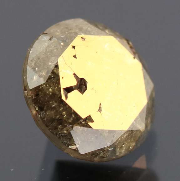 Large! 1.64ct gray and black Diamond solitaire