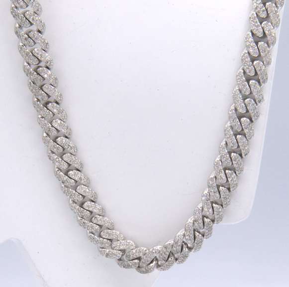 Incredibly Valuable White Gold Diamond Necklace