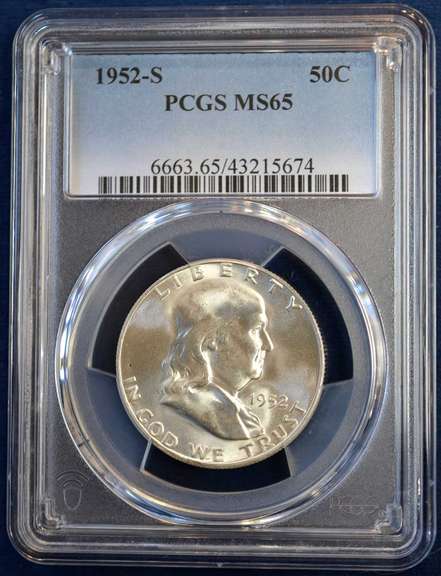 1952-S PCGS MS65 50C