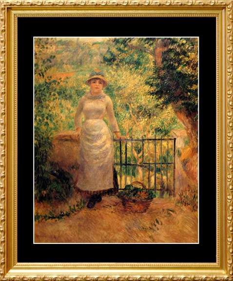 Pierre Auguste Renoir, Aline at the Gate