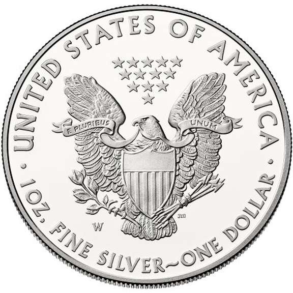 2004-WProof American Silver Eagle OGP