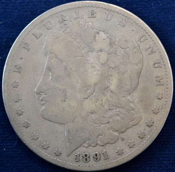 1891-CC Morgan Silver Dollar, Cull.
