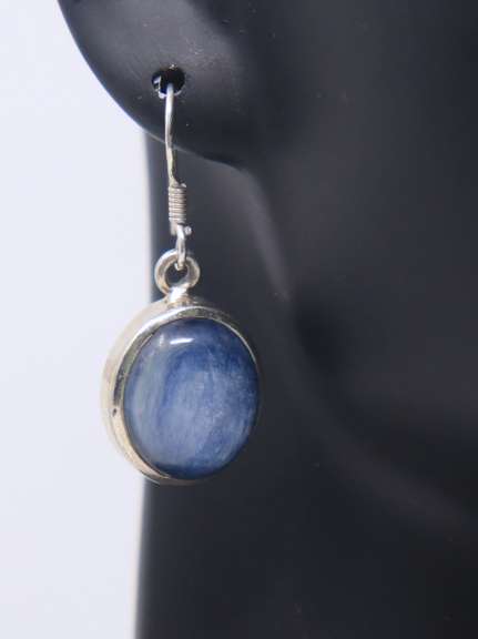 Sterling Silver Gemstone Dangle Earrings