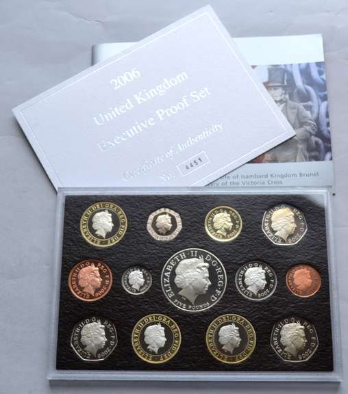 Scarce 2006 UK Executive Proof Set . Only 5000 Issued