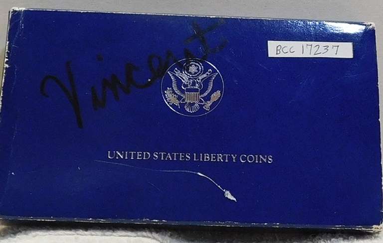 2 pc: 1986 PRF Liberty Sil Dol & Cl Hf