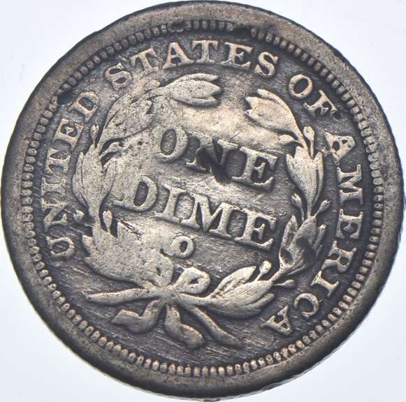 1843-O Seated Liberty Dime